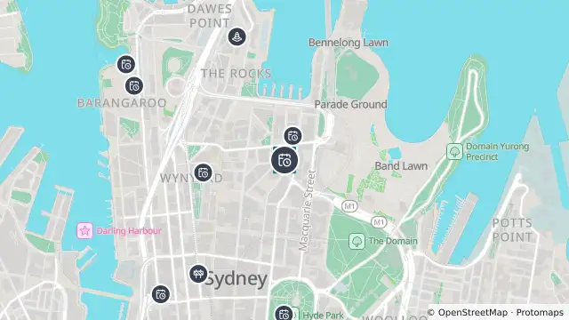 Map of Planned Power Outage — Sydney and nearby items