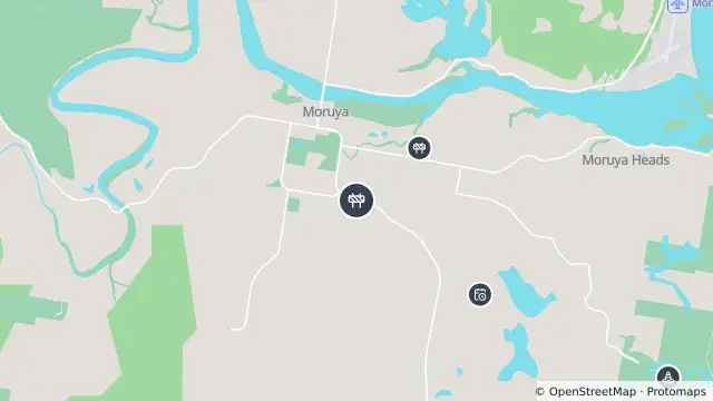 Map of Scheduled Roadwork Upgrade — Princes Highway, Moruya and nearby items