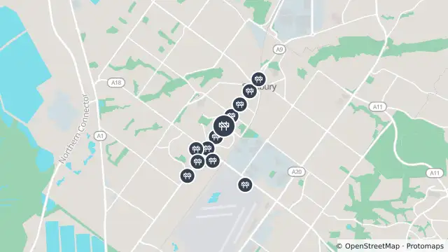 Map of Mowing — Salisbury Highway, Salisbury Downs and nearby items