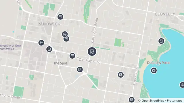 Map of Planned Power Outage — Coogee and nearby items
