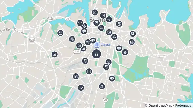 Map of Hazard — Chalmers Street — Surry Hills and nearby items