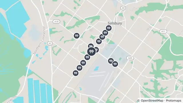 Map of Mowing — Salisbury Highway, Parafield Gardens and nearby items