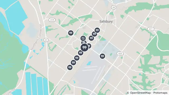 Map of Mowing — Salisbury Highway, Parafield Gardens and nearby items