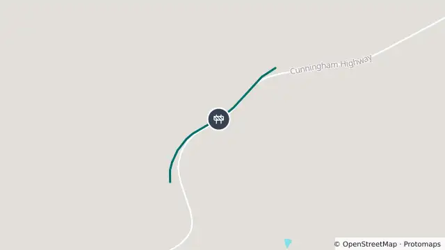 Map of Roadworks — Cunningham Highway — Tarome and nearby items
