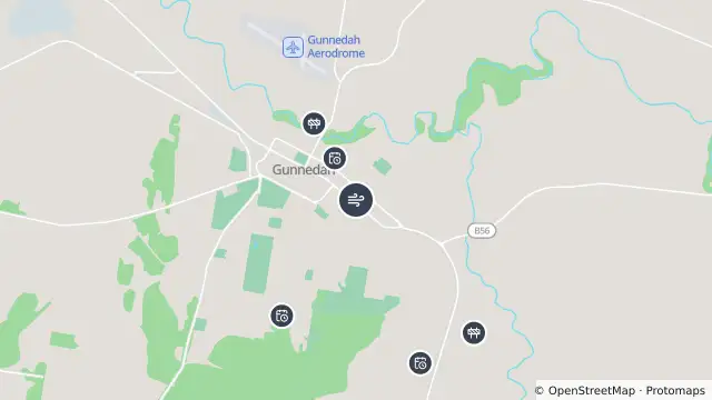 Map of Air Quality — Gunnedah and nearby items