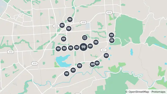Map of Investigations — Grand Junction Road, Hope Valley and nearby items