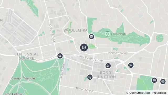 Map of Planned Power Outage — Woollahra and nearby items