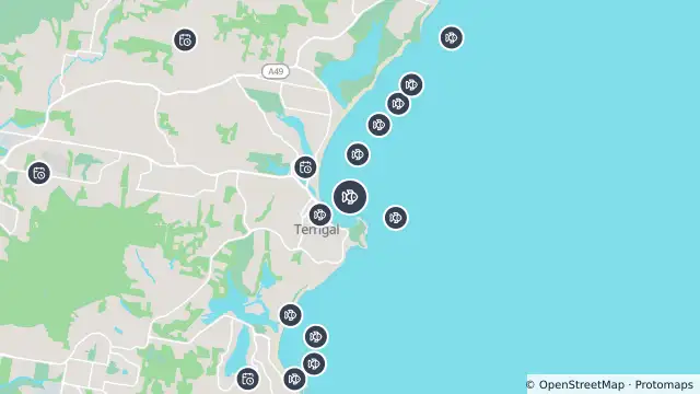 Map of Smart Drumline Location — Terrigal and nearby items