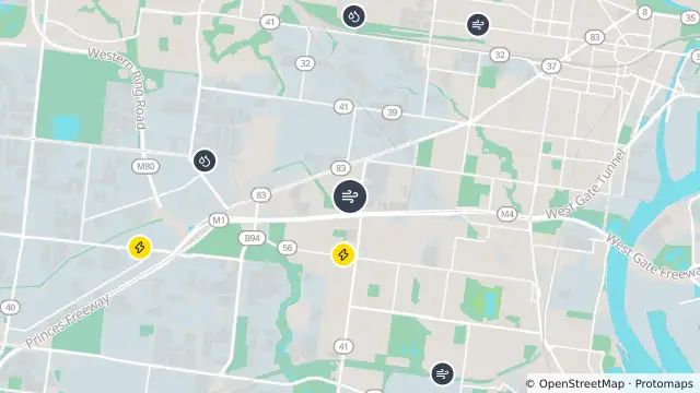 Map of Brooklyn and nearby items