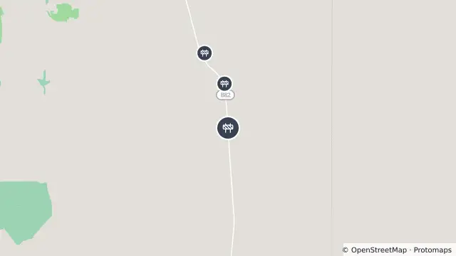 Map of Miscellaneous Works — Horrocks Highway, Quorn and nearby items