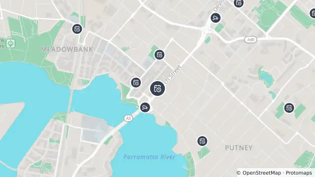 Map of Planned Power Outage — Ryde and nearby items