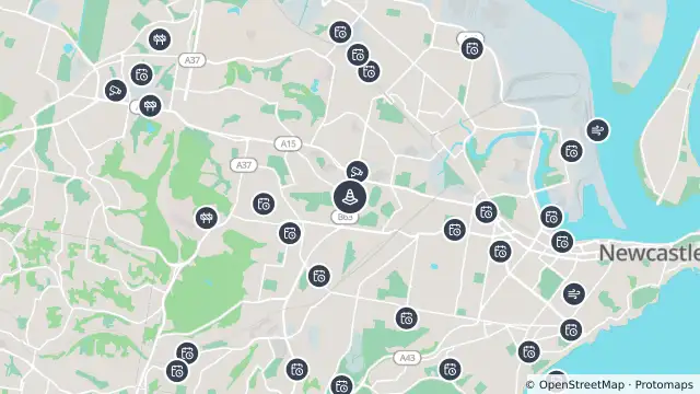 Map of A-League Men — Griffiths Road, Broadmeadow and nearby items