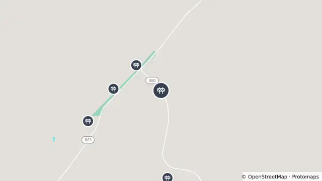 Map of Miscellaneous Works — R M Williams Way, Hawker and nearby items