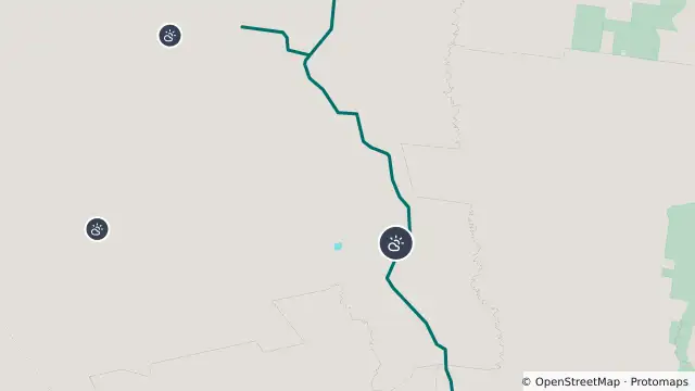 Map of Adverse Weather — Monkey Bridge Road, The Marra and nearby items