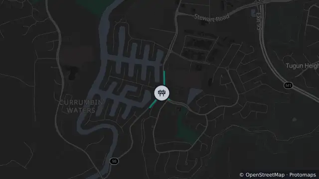 Map of Roadworks — Bienvenue Drive / Currumbin Creek Road — Currumbin Waters and nearby items