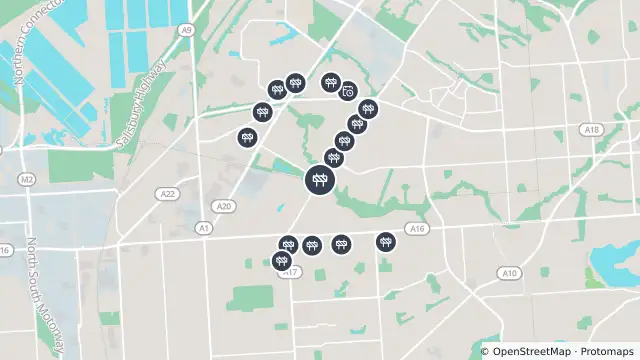 Map of Mowing — Bridge Road, Pooraka and nearby items
