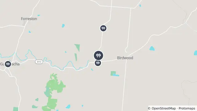 Map of Asphalt Works — Warren Road, Birdwood and nearby items