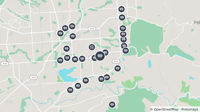Map of Miscellaneous Works — Grand Junction Road, Hope Valley and nearby items