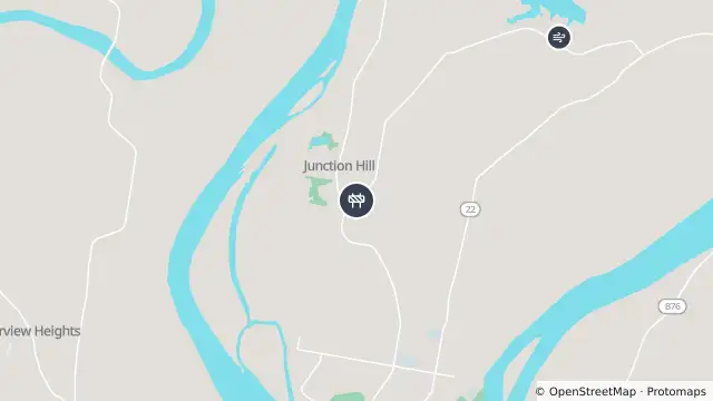 Map of Scheduled Roadwork — Trenayr Road, Junction Hill and nearby items