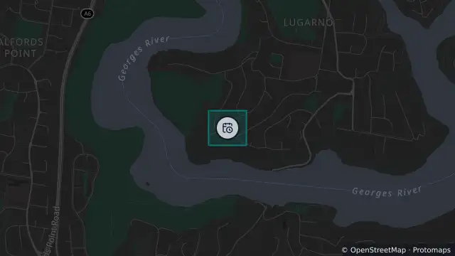 Map of Planned Power Outage — Lugarno and nearby items
