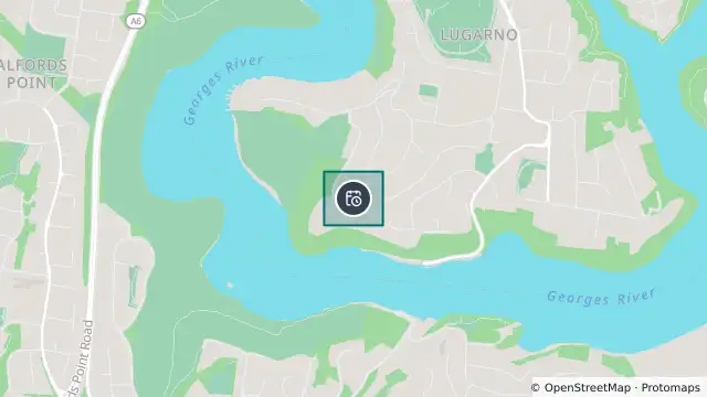 Map of Planned Power Outage — Lugarno and nearby items