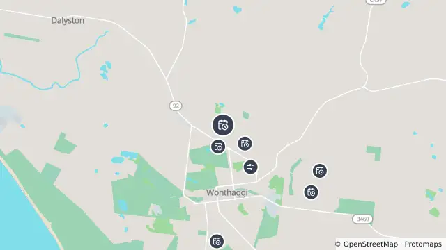 Map of Planned Power Outage — North Wonthaggi and nearby items