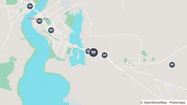 Map of Kerbing Installation — Augusta Highway, Port Augusta and nearby items