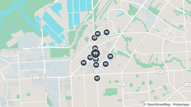Map of Mowing — Port Wakefield Road, Gepps Cross and nearby items