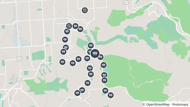 Map of Mowing — Sheoak Road, Belair and nearby items