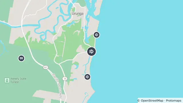 Map of Drone Surveillance Location — Uranga and nearby items