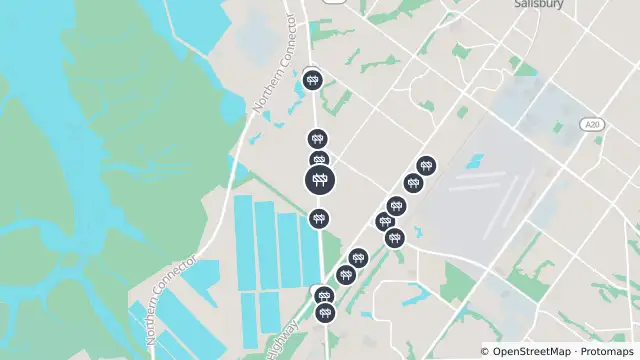 Map of Driveway Preparation And Seal — Port Wakefield Road, Globe Derby Park and nearby items