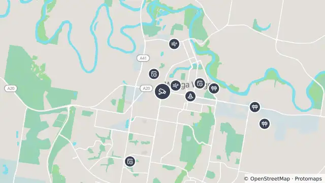 Map of Sturt Highway (Wagga Wagga) and nearby items