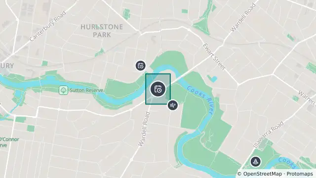 Map of Planned Power Outage — Earlwood and nearby items