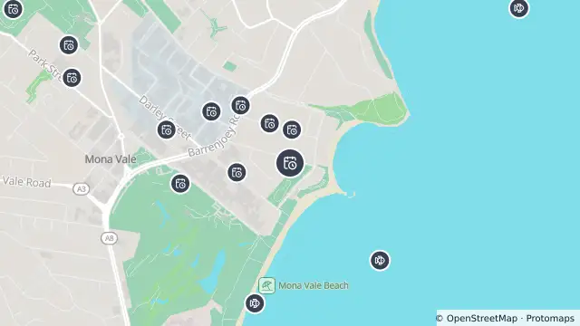 Map of Planned Power Outage — Mona Vale and nearby items
