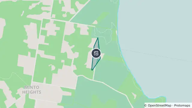 Map of Planned Power Outage — Minto Heights and nearby items