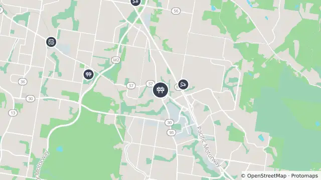 Map of Roadworks — Brisbane Beenleigh Road (Logan Road) — Underwood and nearby items