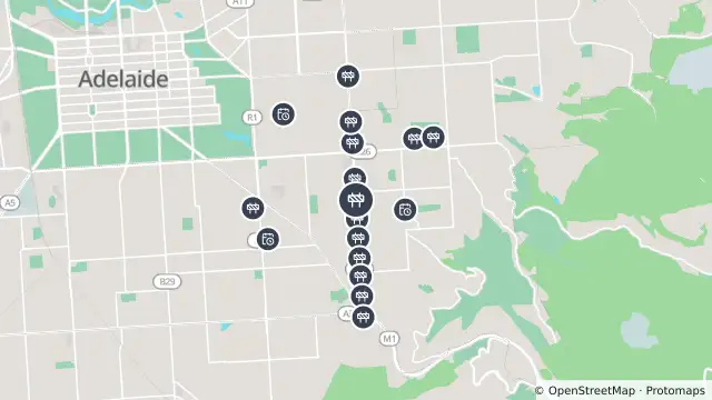 Map of Vms Trailer — Portrush Road, Linden Park and nearby items