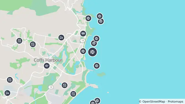 Map of Smart Drumline Location — Park Beach and nearby items