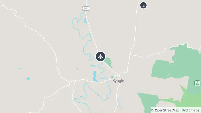 Map of Changed Traffic Conditions Load Limit — Collins Creek Road, New Park and nearby items