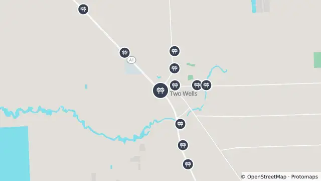 Map of Bitumen — Port Wakefield Highway, Two Wells and nearby items