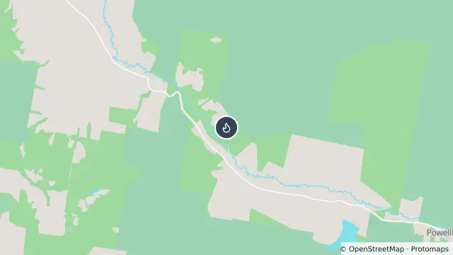 Map of Three Bridges - Coles Road — 0.7km Ne Of Three Bridges and nearby items