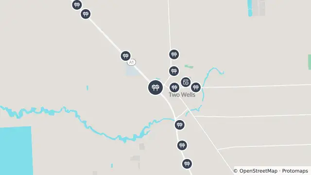 Map of Road Repair — Port Wakefield Highway, Two Wells and nearby items