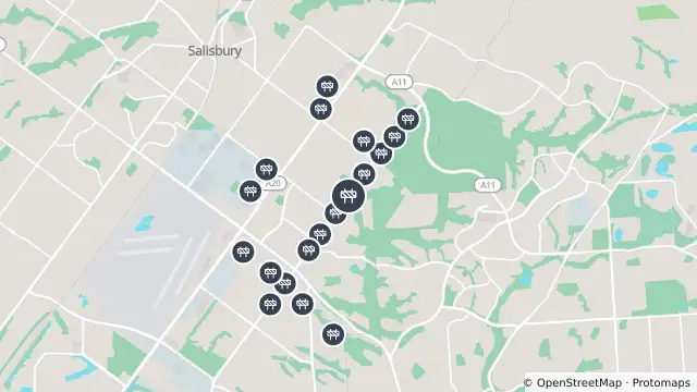 Map of Mowing — Bridge Road, Salisbury East and nearby items