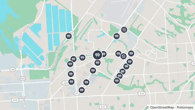Map of Asphalt Works — Montague Road, Pooraka and nearby items