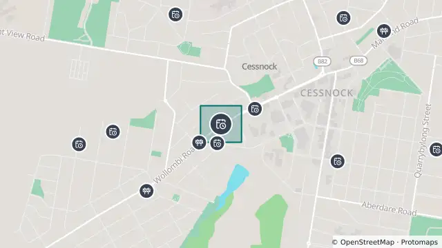 Map of Planned Power Outage — Cessnock and nearby items