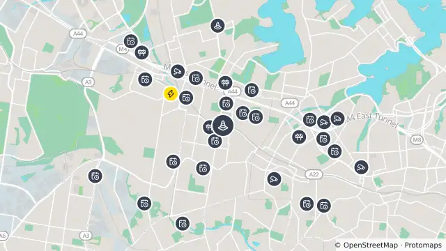 Map of Special Event — Railway Parade, Burwood and nearby items