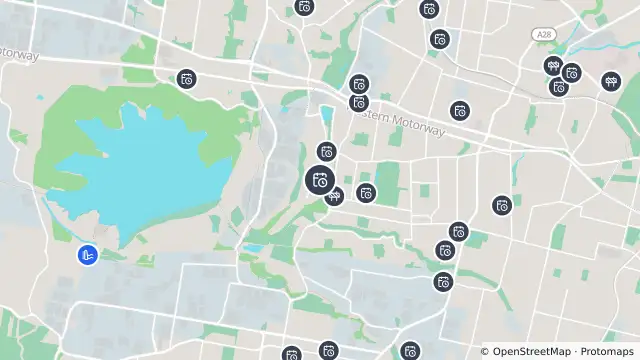 Map of Planned Power Outage — Pemulwuy and nearby items