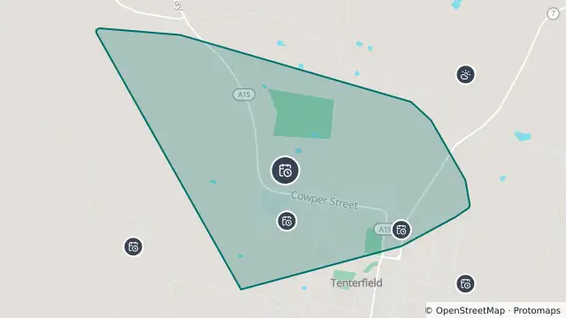 Map of Planned Power Outage — Incd-137379-R and nearby items