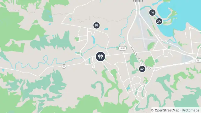 Map of Scheduled Roadwork Intersection Upgrade — Church Street, Albion Park and nearby items