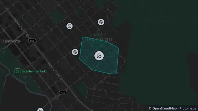 Map of Planned Power Outage — Incd-137920-R and nearby items